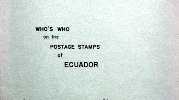 Ecuador Philatelics Original booklet with philatelic information for the country in the year 1953. The dimension is 8.5 by 11 inches and...