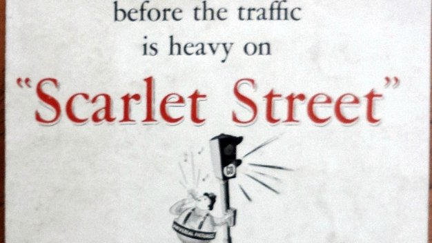 Scarlet In english A leaflet for the hit movie with the title Scarlet Street. The dimension is 9 by 12 inches and with 6 pages....