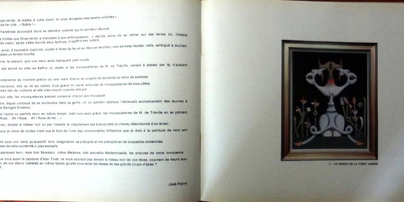 DSC00857 Booklet with 40 pages in french with the exhibition of works of art in Brussels dated march and april 1971. Dimension is 8.5 by 10.5 inches. Folleto con 40...