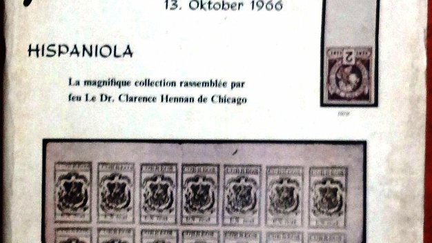 Basel Publication in french and english language with the Hispaniola stamp collection of several persons. Dated 1966. Size is...