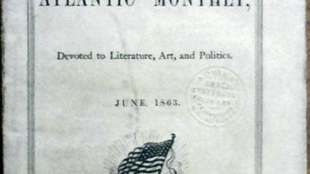 The Atlantic Monthly Publication devoted to Literature, Art and Politics with No.68 for June 1863 and with 130 pages, and a size of 6.5 by 10...