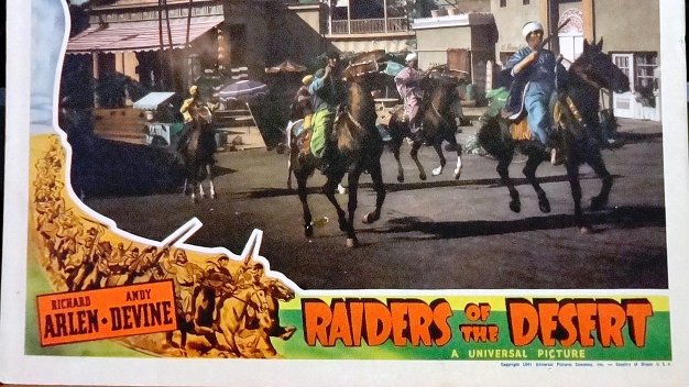 Raiders In english Original Universal Picture dated 1941 for the film 