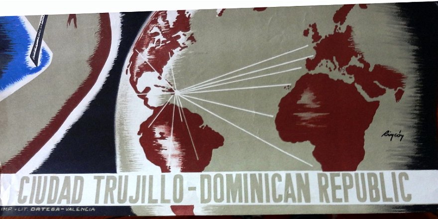 Trujillo Poster for the event organized by the Dominican Government with the title 