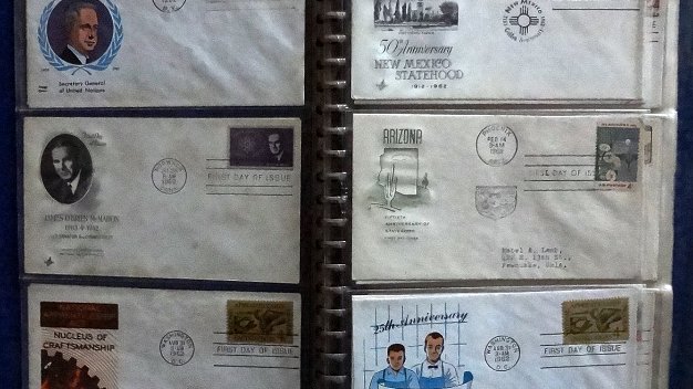 FDC USA 1961-1968 In english U.S.A. First Day Cover Collection in a Cover Album. A set with 120 covers from the year 1961 to 1968. The...