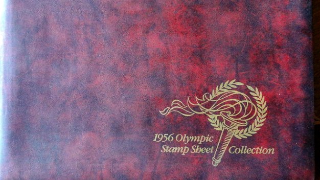 Olympic In english Dominican Republic 1956 Olympic Stamp Sheet Collection. Original boxed set including the Certificate of...