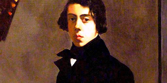Theodore_Chasseriau_self-portrait_1835 Excellent and rare original oil on canvas attributed to the French painter and Dominican born painter and with the title 