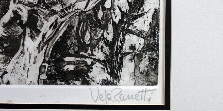Vela Excellent lithograph with a hand and a flower. Signed in pencil in the lower left side and numbered 67/245. Paper dimension is 14 by 19 inches. No frame....