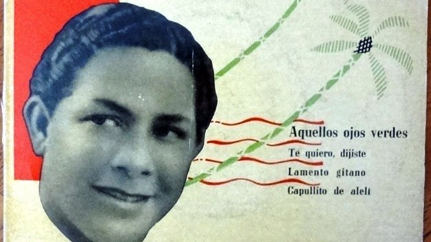 Aquellos Ojos Verdes A LP record with 33 RPM, 12 inches, and with a good condition cover and vinyl. Un disco LP de 33 RPM, 12 pulgadas, y en...